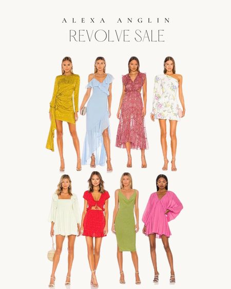 Revolve dress sale // sale alert // spring dresses // wedding dresses // cocktail dresses // 

#LTKsalealert #LTKstyletip #LTKSeasonal