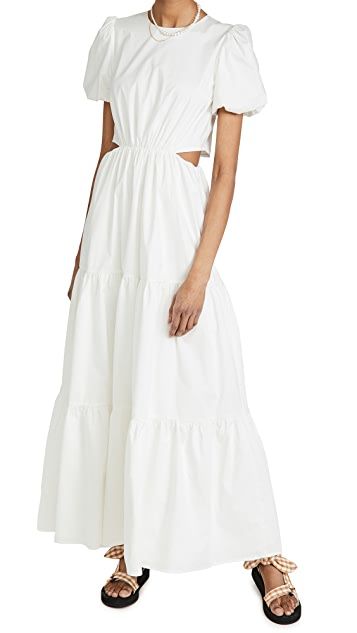 Plaza Cut Out Tiered Maxi Dress | Shopbop