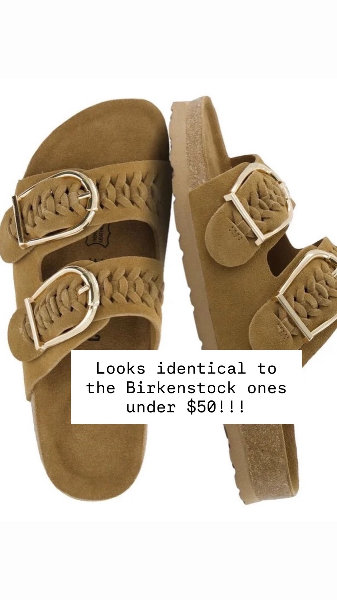These look sooooo similar to the Birkenstocks for under $50 🙌🏼

#LTKdayinmylife #LTKTravel #LTKgrwm