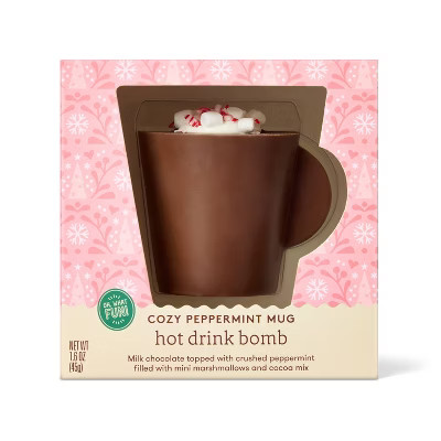 Christmas Peppermint Latte Mug Shaped Hot Cocoa Bomb - 1.6oz - Favorite Day™ | Target