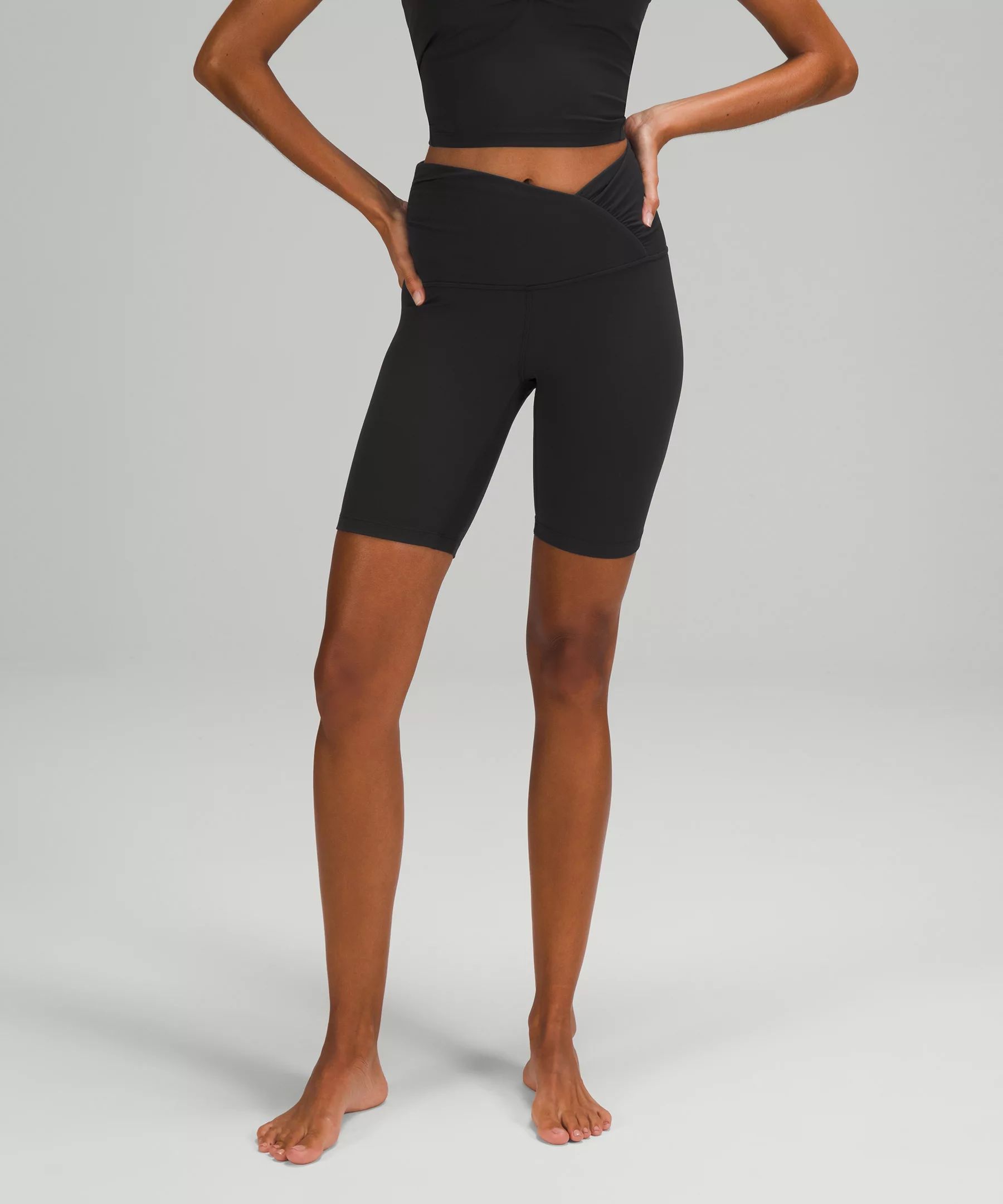 lululemon Align™ High-Rise Ruched Waist Short 8" | Women's Shorts | lululemon | Lululemon (US)