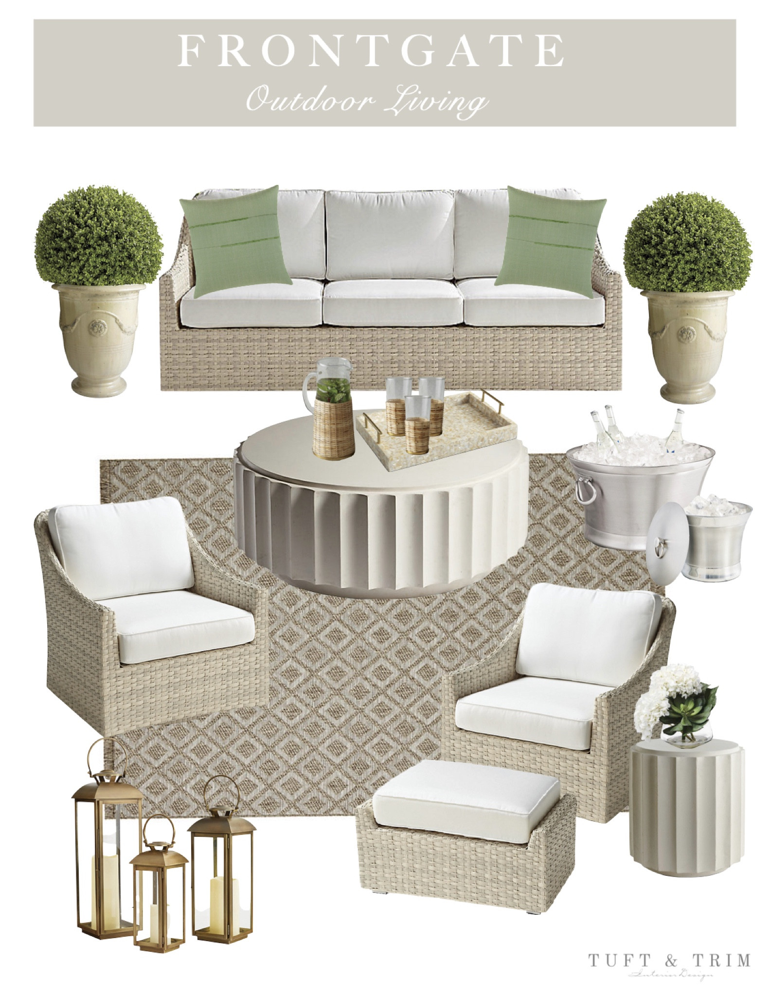 Shop the look of my outdoor living space! Love this gorgeous stone cast coffee table.🤍
#frontgatepartner #frontgate

#LTKHome #LTKSeasonal #LTKStyleTip