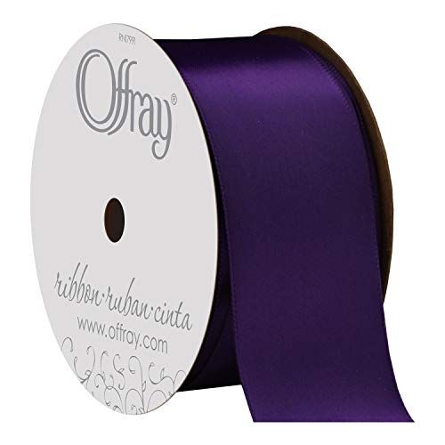 ATRibbons 50 Yards 1-1/2 inch Wide Satin Ribbon Perfect for Wedding,Handmade Bows and Gift Wrapping, | Amazon (US)