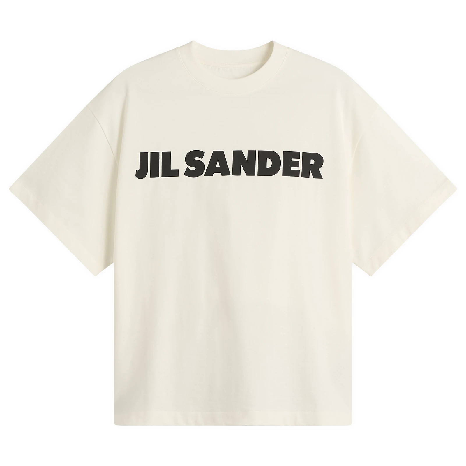 Jil Sander Women's Logo T-Shirt in Porcelain, Size X-Small | END. Clothing