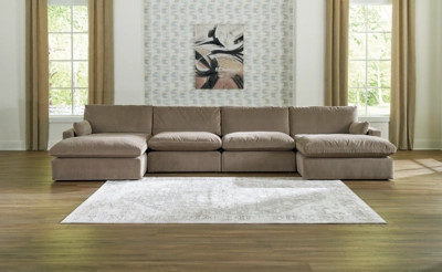 Sophie 4-Piece Modular Sectional with Chaise, Cocoa | Ashley Homestore