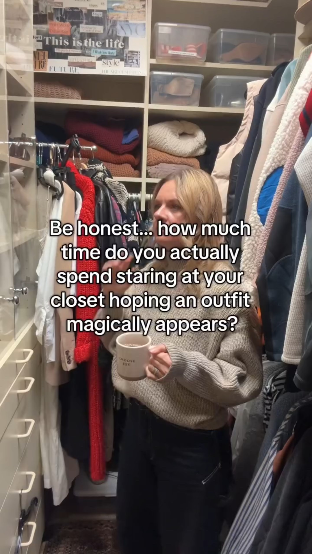 Let’s be real — the “nothing to wear” spiral isn’t because you don’t have enough clothes. It’s because your closet doesn’t work for you. 

When your wardrobe is unorganized, outdated, or full of random pieces that don’t go together? Of course getting dressed feels stressful. 

But imagine this instead: 
✨ Outfits you actually look forward to wearing 
✨ Pieces that mix and match effortlessly 
✨ Confidence that shows up before you even walk out the door 

That’s what we help women create every single day. 

Want a closet that finally makes sense? 👉 Book a Closet Audit or Styling Session — link in bio.