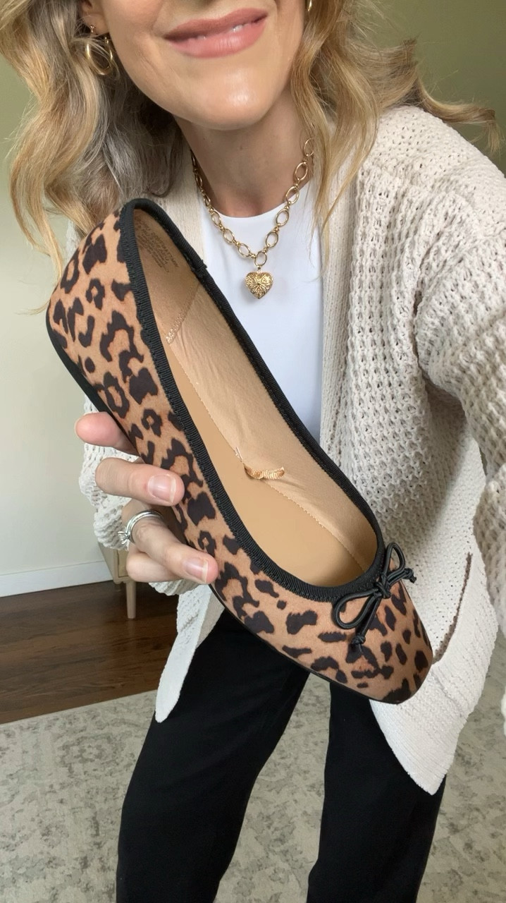 Walmart leopard print ballet flats marked down to $8 today! Not sure how long this deal will last. Fit tts.  #walmartpartner 

#LTKFindsUnder50 #LTKSaleAlert #LTKStyleTip