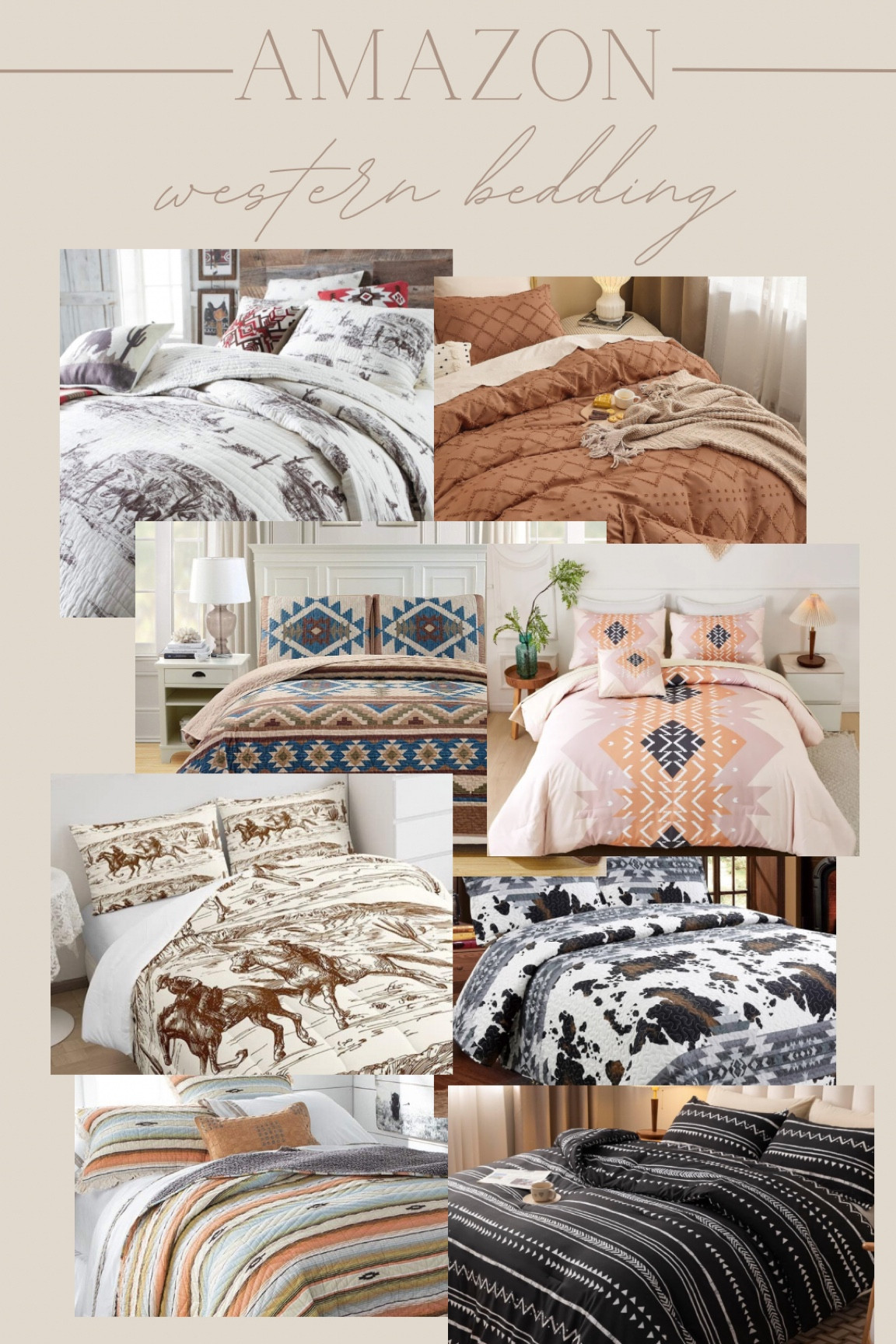 Some of my favorite Western bedding finds! A variety of different prices to meet your budget needs 🌵⚡️🖤

#westernbedroom #westernbedding #westernamazonfavorites #amazonwesterndecor #amazonbedding #westernamazonfinds #westernamazon #westernamazondecor #westernhomedecor #westerndecor #ranchhomedecor #cowboyliving #Westernfavs 


#LTKhome #LTKGiftGuide #LTKU