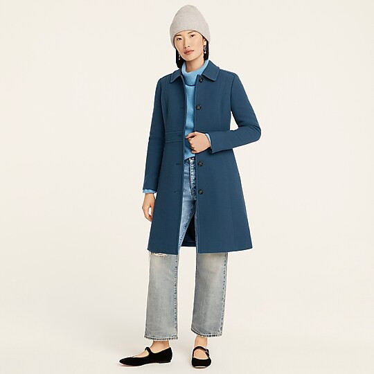 Classic lady day coat in Italian double-cloth wool with Thinsulate® | J. Crew US