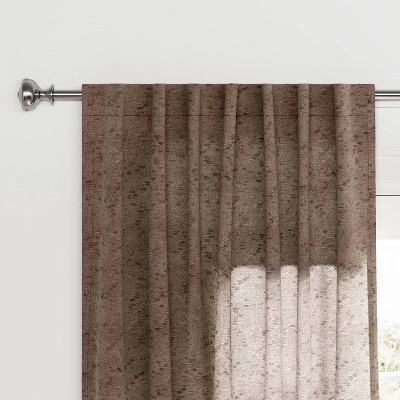 1pc Light Filtering Textural Boucle Window Curtain Panel - Threshold™ | Target