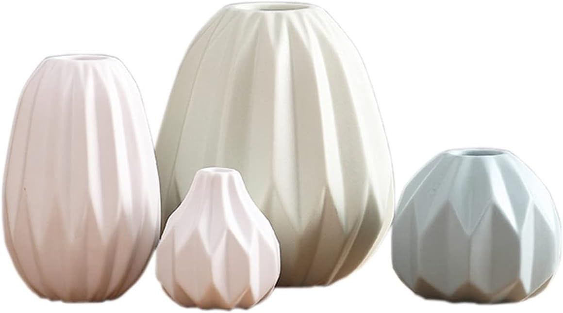 Shelf Decor Ceramic Vase Nice Home Decoration Tabletop Glass Terrarium for Wedding and Living Roo... | Amazon (US)