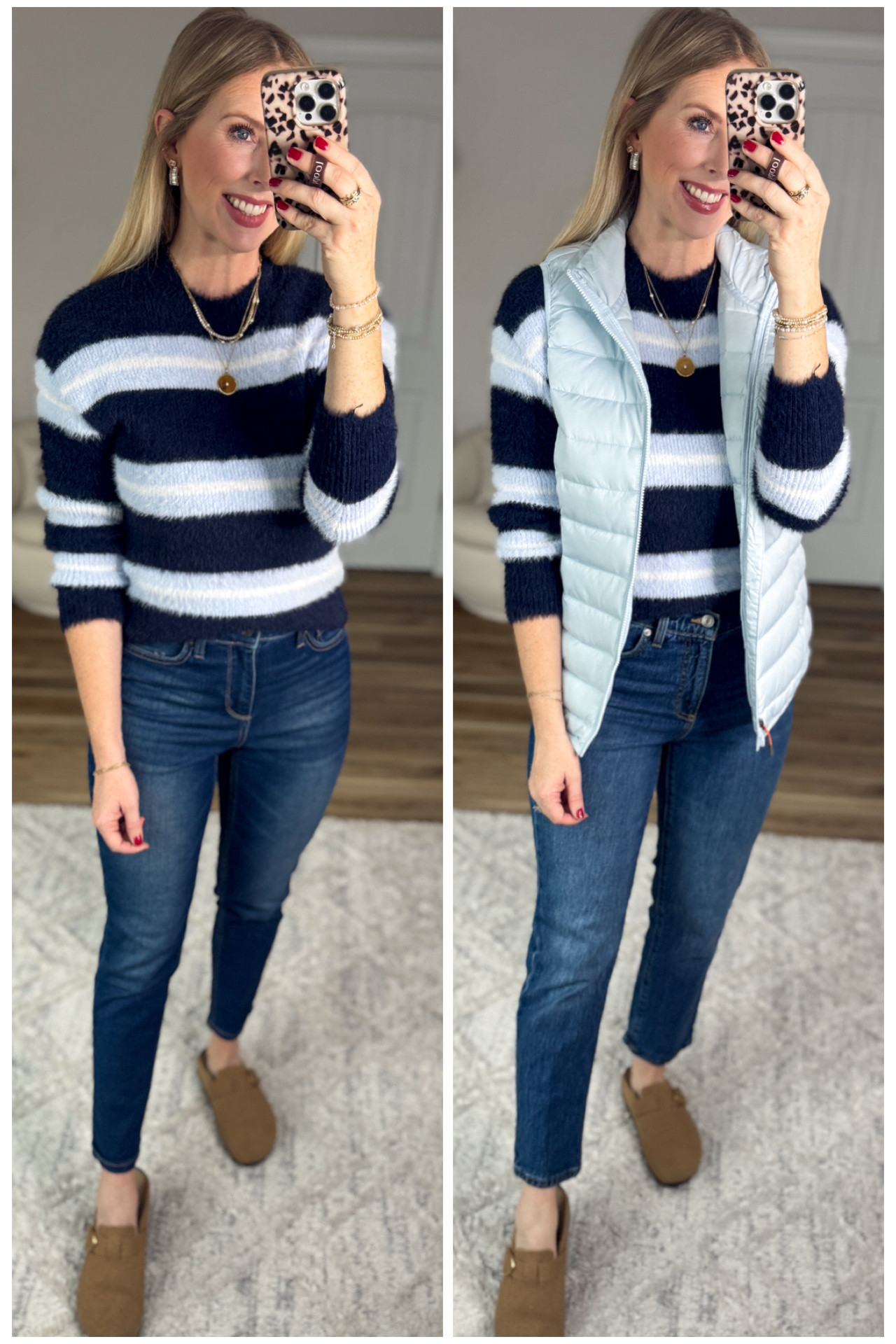 2 ways I’ve shared this striped sweater from Walmart! 

#LTKFindsUnder50 #LTKootd