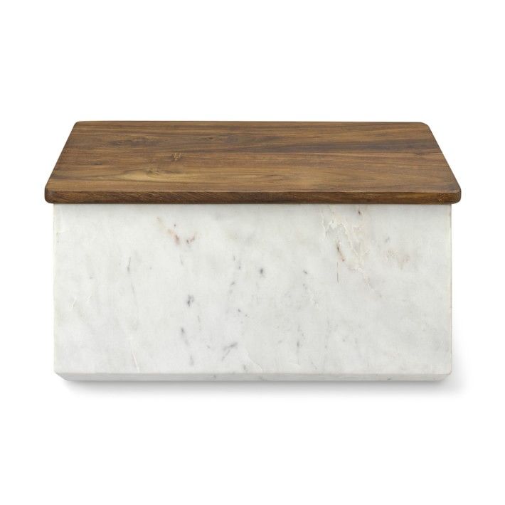 Williams Sonoma Marble Bread Box | Williams-Sonoma