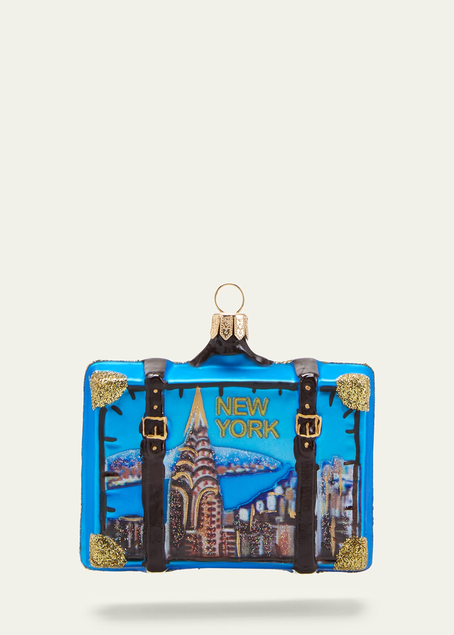 Bergdorf Goodman NYC Suitcase Christmas Ornament | Bergdorf Goodman