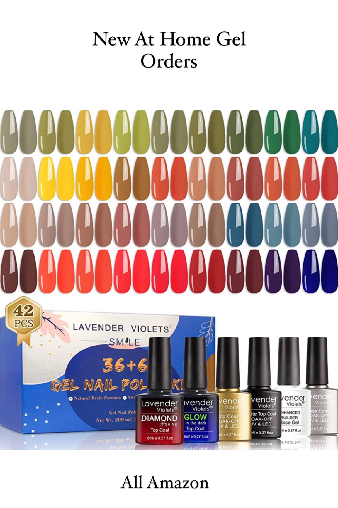 Recent Amazon Gel Nail Polish Sets for my at home manicure addiction 

#LTKfamily #LTKbeauty #LTKunder50
