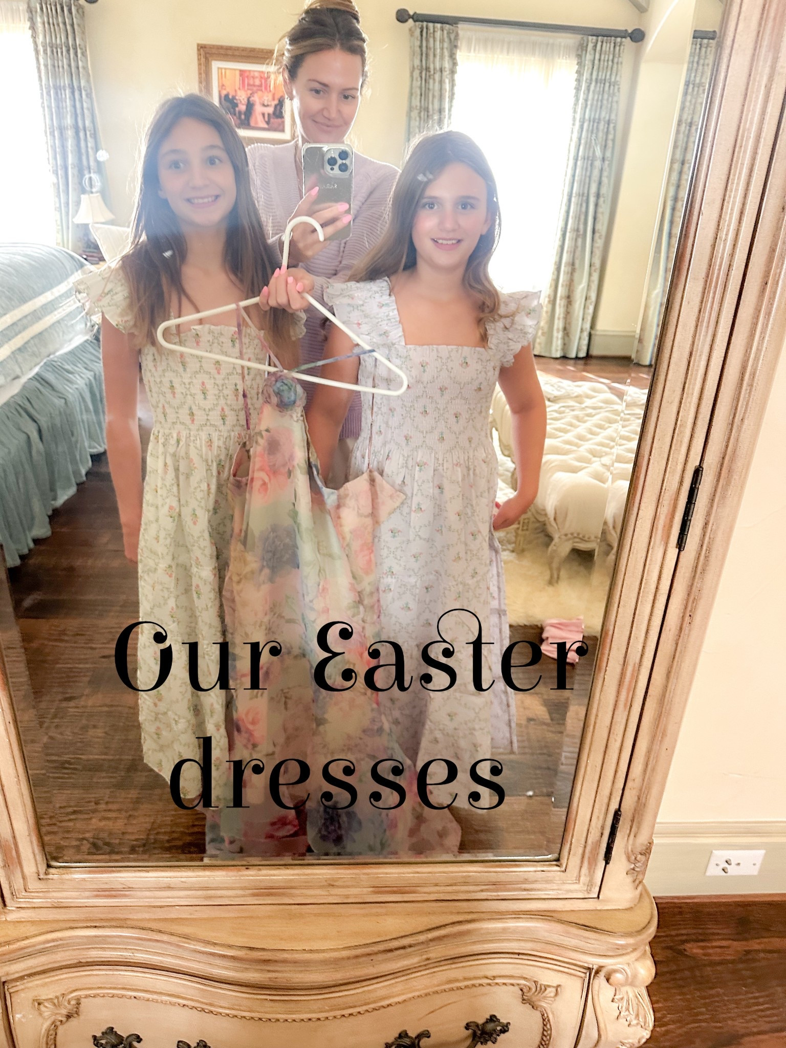 A sneak peak at our Easter dresses #easterdress #dress #amandauprichard #hillhouse 