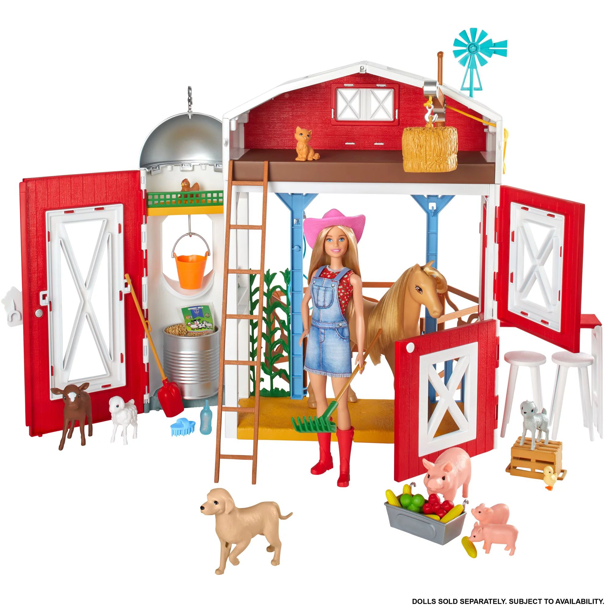 ​Barbie Sweet Orchard Farm Playset with Barn, 11 Animals, Working Features & 15 Accessories | Walmart (US)