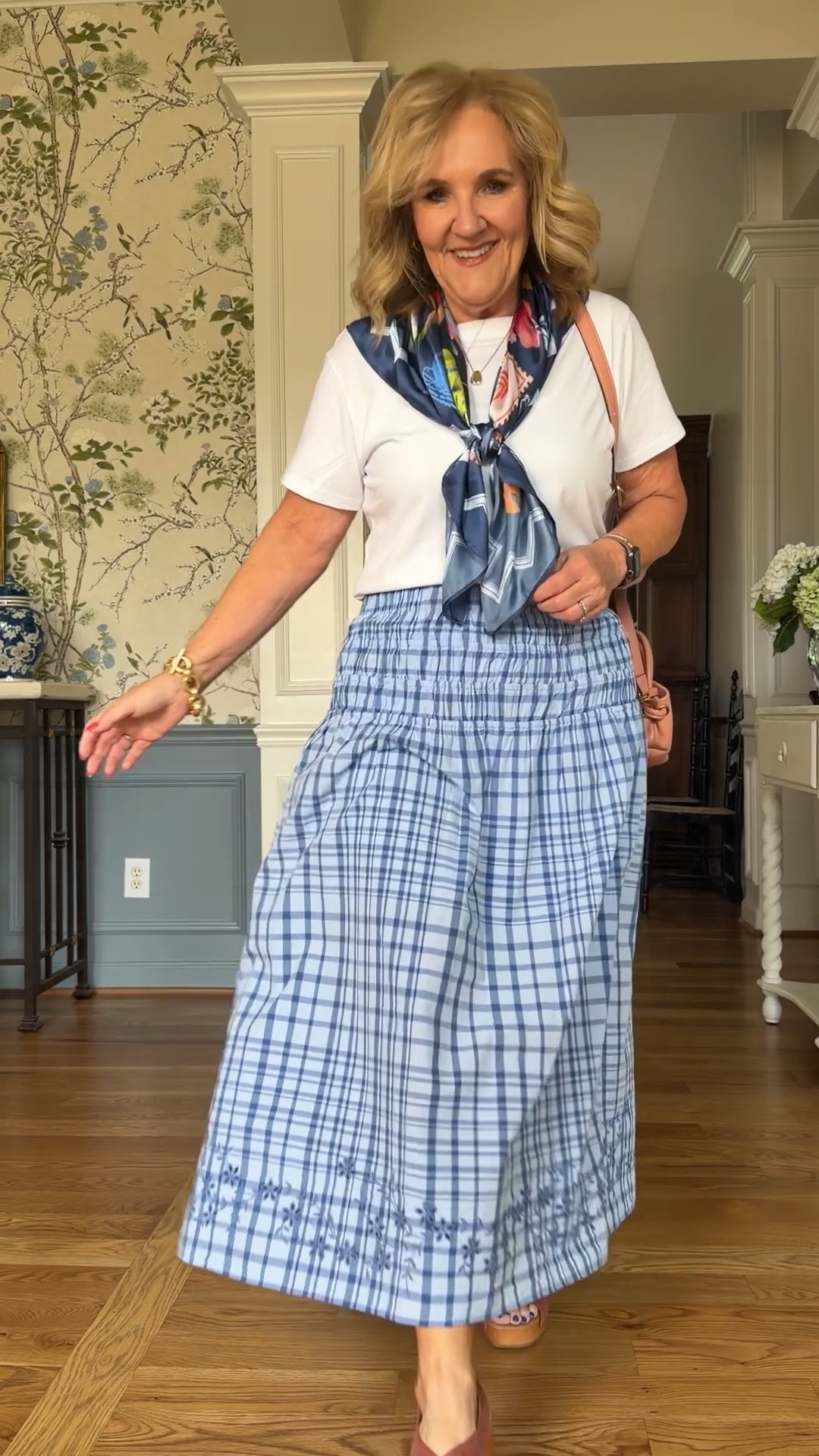 Wearing size medium/8 in all 
Walmart skirt scarf styling 


#LTKOver40 #LTKgrwm #LTKPetite