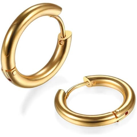 PAVOI 14K Gold Plated 925 Sterling Silver Posts Cubic Zirconia Mini Huggie Earrings for Women | T... | Amazon (US)