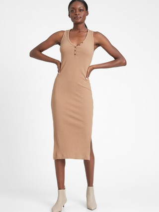 Henley Tank Dress | Banana Republic (US)