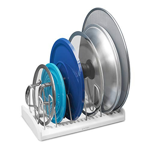 YouCopia StoreMore Adjustable Pot Lid Organizer, Standard, White | Amazon (US)