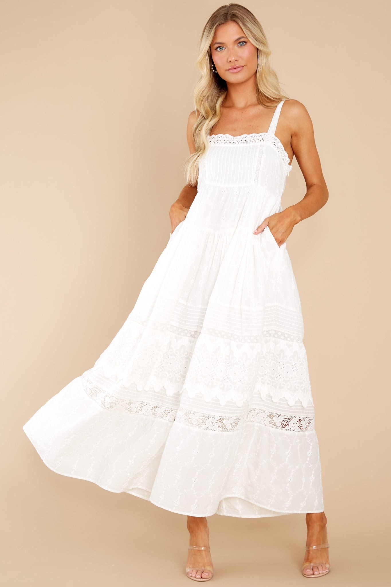 Camisha True White Maxi Dress | Red Dress 