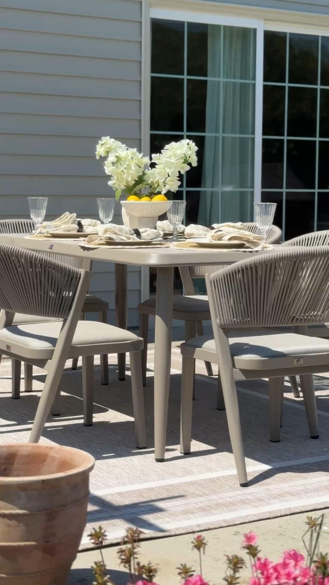 The perfect patio table set from Amazon! 

#patio #tablescape #amazon

#LTKHome #LTKdayinmylife #LTKSeasonal