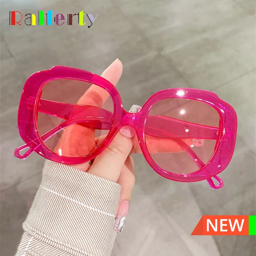 2023 Oversized Women Glasses Sunglass Designer Rose Pink UV400 Stylish Sun Glasses For Women Big ... | AliExpress (US)