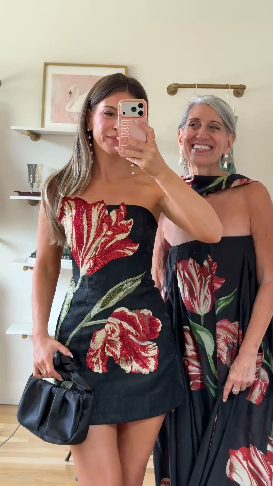 black strapless mini with red and white embroidered tulip appliqués, black strapless maxi with large-scale red and white tulip print and neck scarf mom and me formal wedding guest and mother of the bride dresses 💍

Lulus code: emerson20 (first purchase) 


I’m 5’4” and wearing my usual small/2 in most

mom is 5’4” and wears a medium/6

summer wedding guest dresses, wedding guest dresses, cocktail dresses, semi-formal dresses, black tie wedding guest dresses, destination wedding guest dresses, garden party dresses, wedding guest outfit ideas, mom & me outfits, mom & me dresses, matching outfits, mother daughter outfits, family photo outfits, wedding guest dresses, mother of the bride, mother of the groom, wedding guest outfit ideas

#LTKWedding #LTKOver40 #LTKootd