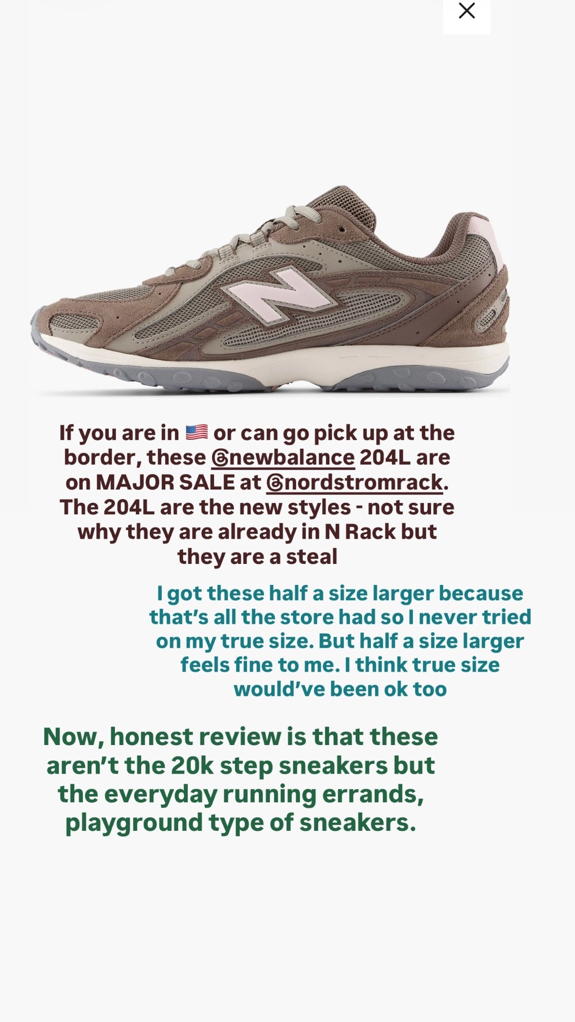 New balance 204L on major sale.

#LTKsale #LTKpetite