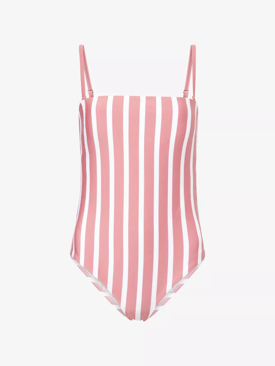 Tramoniti Square-Neck Swimsuit | Selfridges