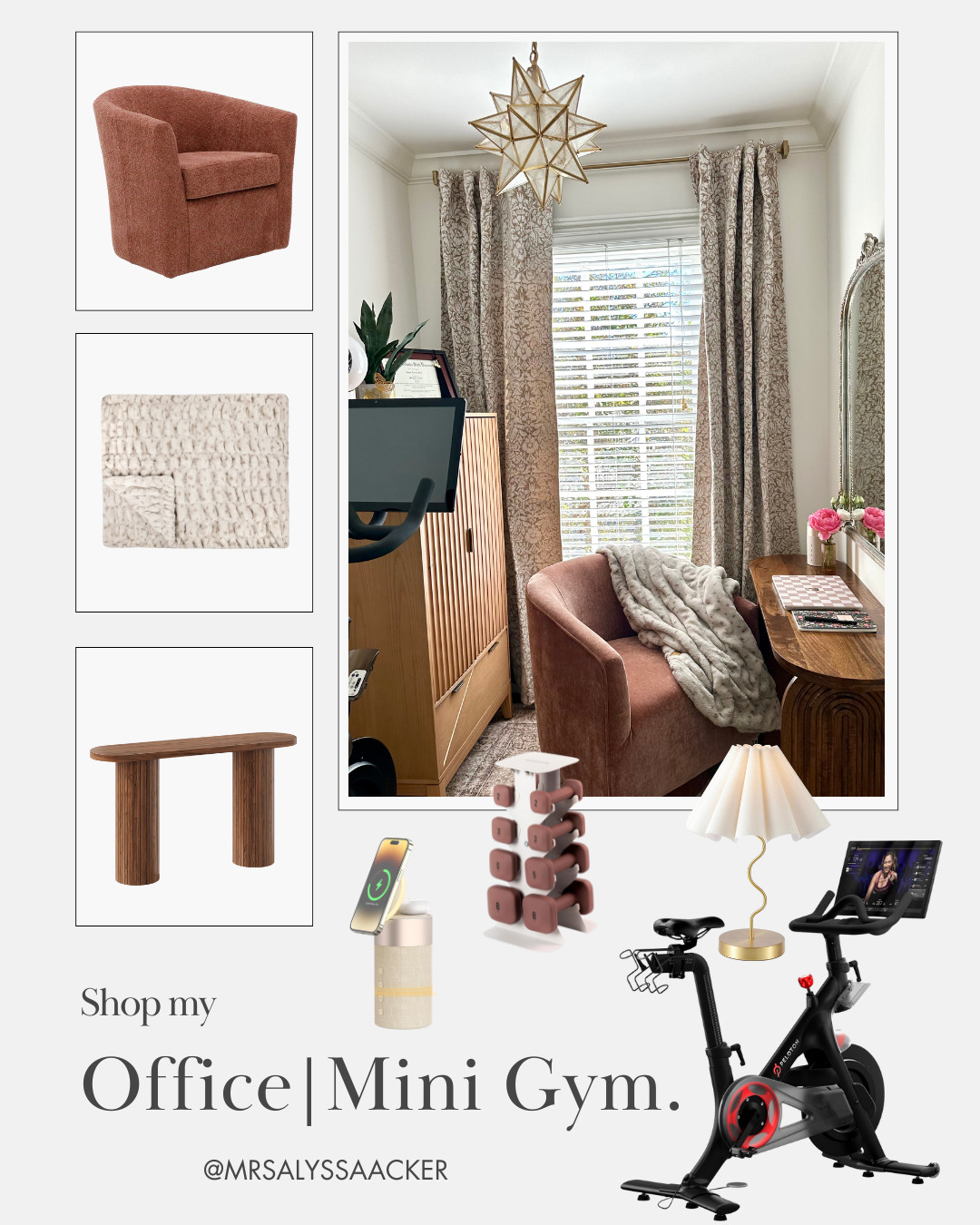  
My office and mini gym flex room favorites! Lola blankets to swivel barrel chairs to wireless speakers and the best hand weight dumbbells this stylish tiny office refresh is perfection!
 

#LTKStyleTip #LTKActive #LTKHome