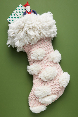 Cindy Pom Stocking | Anthropologie (US)