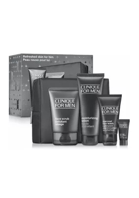 Clinique Men's Refreshed Skin For Him Skincare Gift Set - $104 Value | Belk