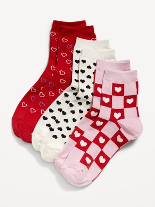 Novelty Quarter Crew Socks 3-Pack | Old Navy | Old Navy (US)