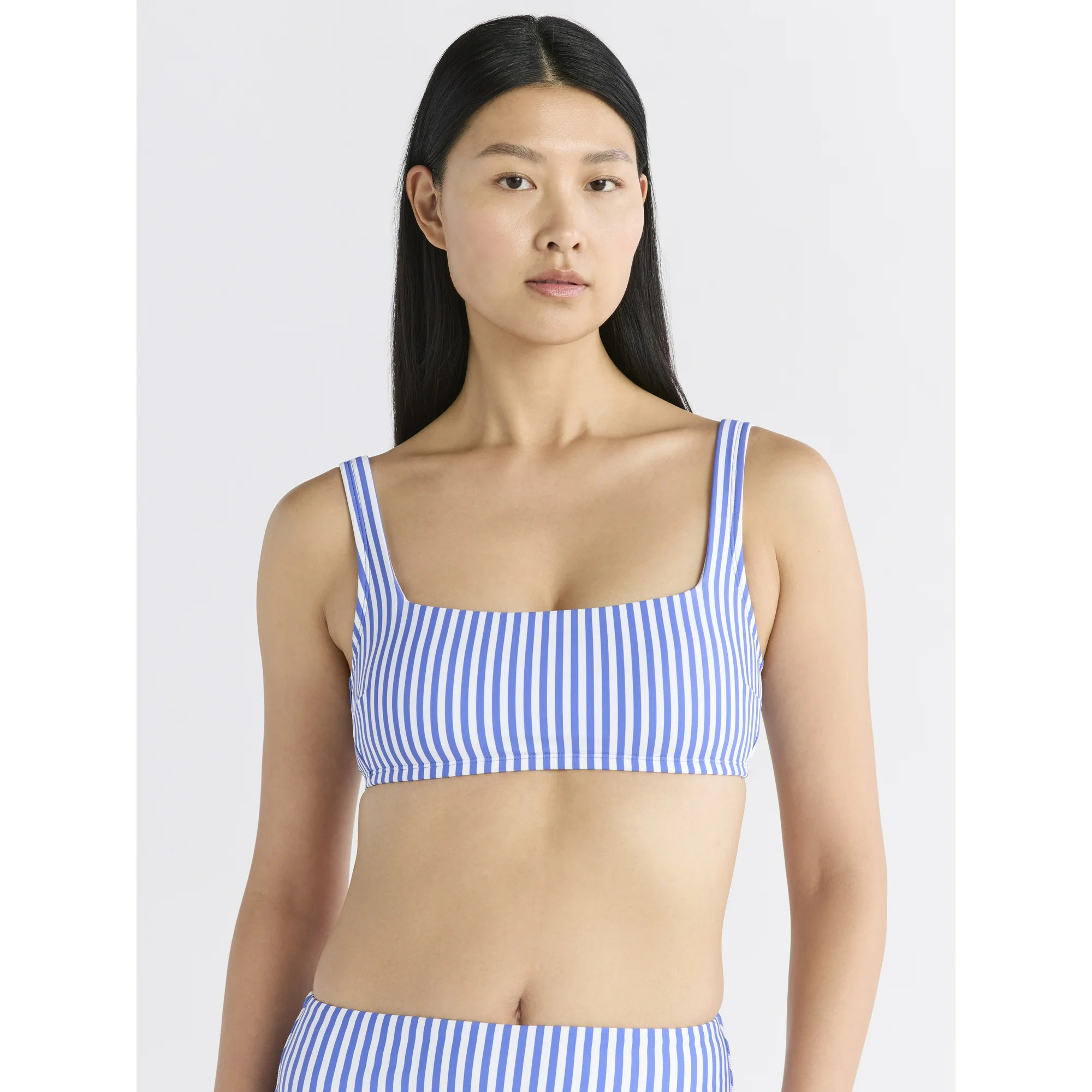 Free Assembly Women's and Women's Plus Size Square Neck Bikini Top, Sizes XS-1X | Walmart (US)