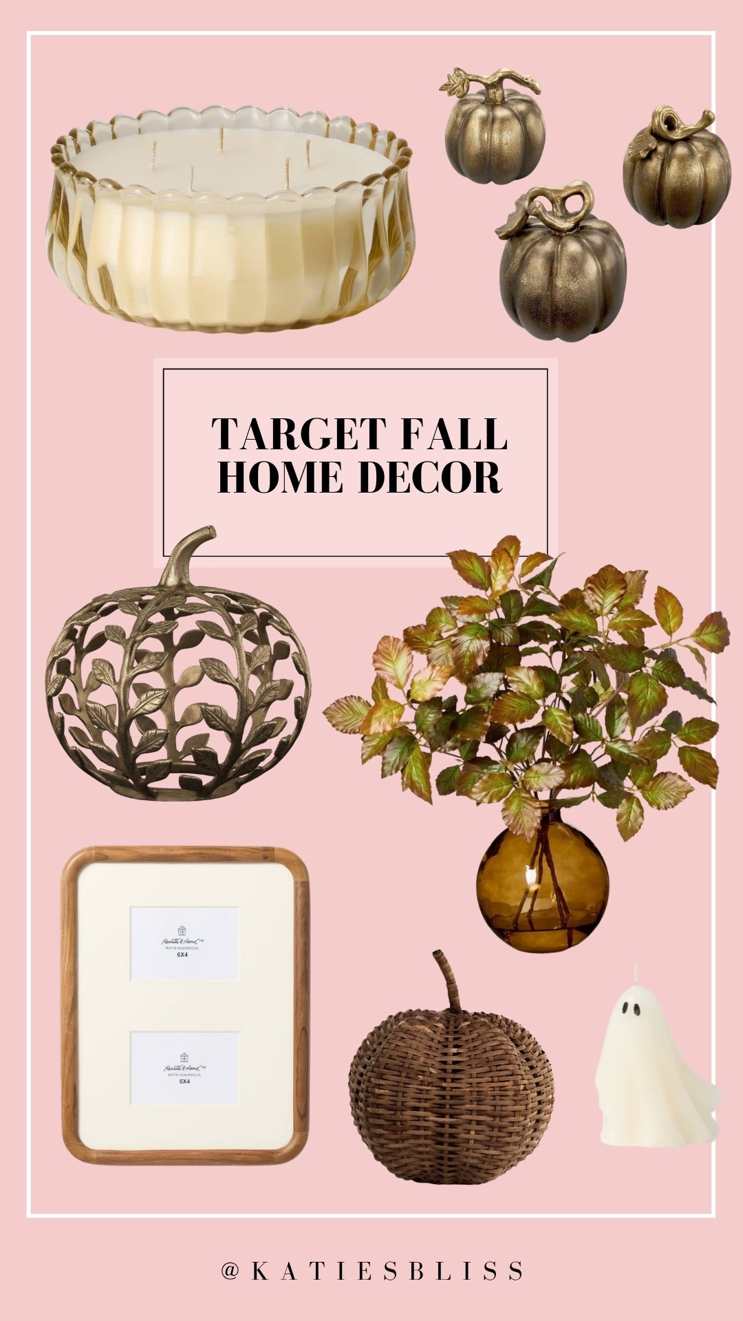 Target fall home decor ✨

Home. Fall. Autumn. Candle. New arrivals. Pumpkin. Faux leaves. Ghost. Frame.

#LTKSeasonal #LTKHome