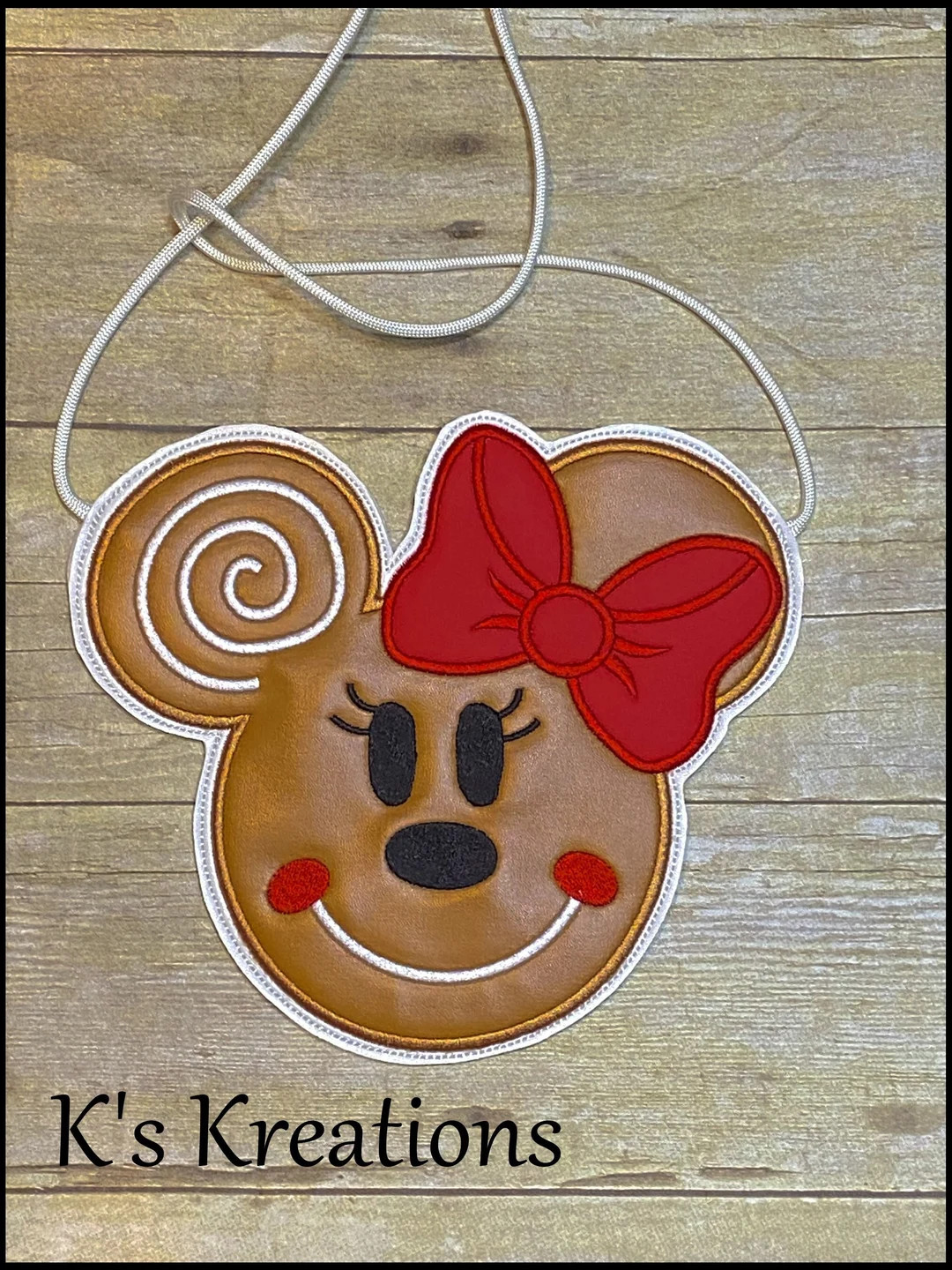 Gingerbread Minnie Crossbody Bag, Girls Disney Crossbody Purse, Christmas Bag - Etsy | Etsy (US)