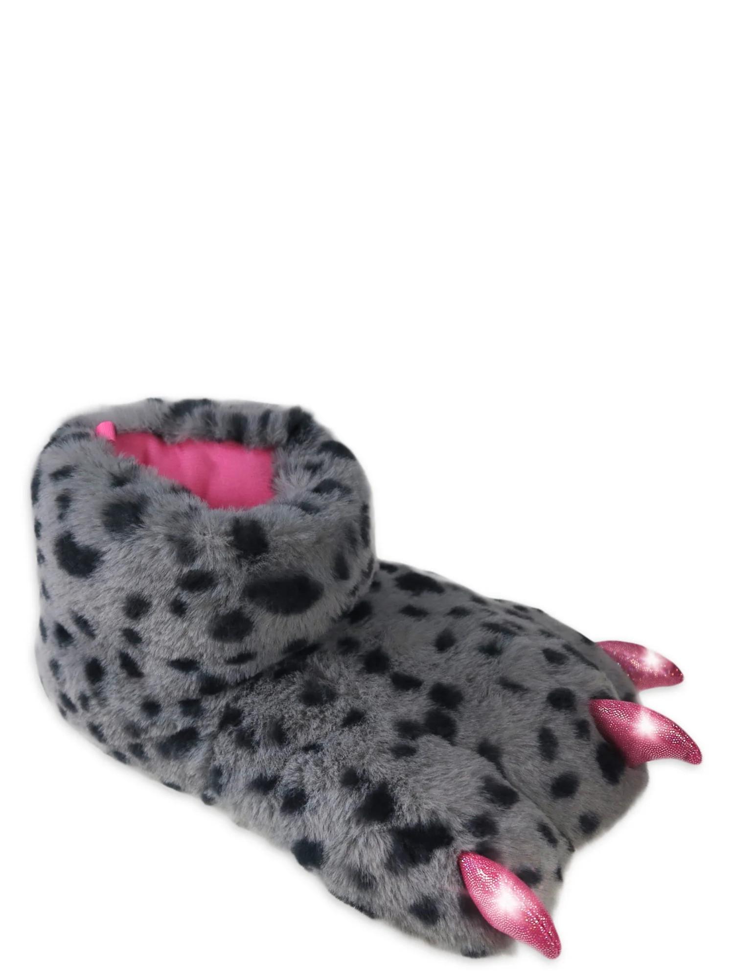 Wonder Nation Little Girl & Big Girl Light up Claw Slipper, Sizes 13/1-6 - Walmart.com | Walmart (US)