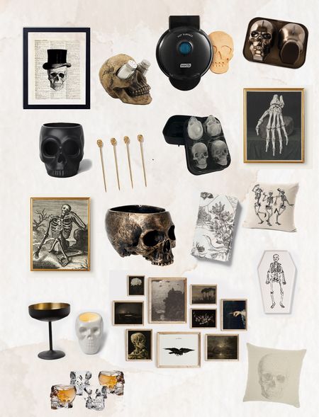 Halloween decor! Skulls and skeletons ☠️💀🤍

#LTKHalloween #LTKSeasonal #LTKHoliday