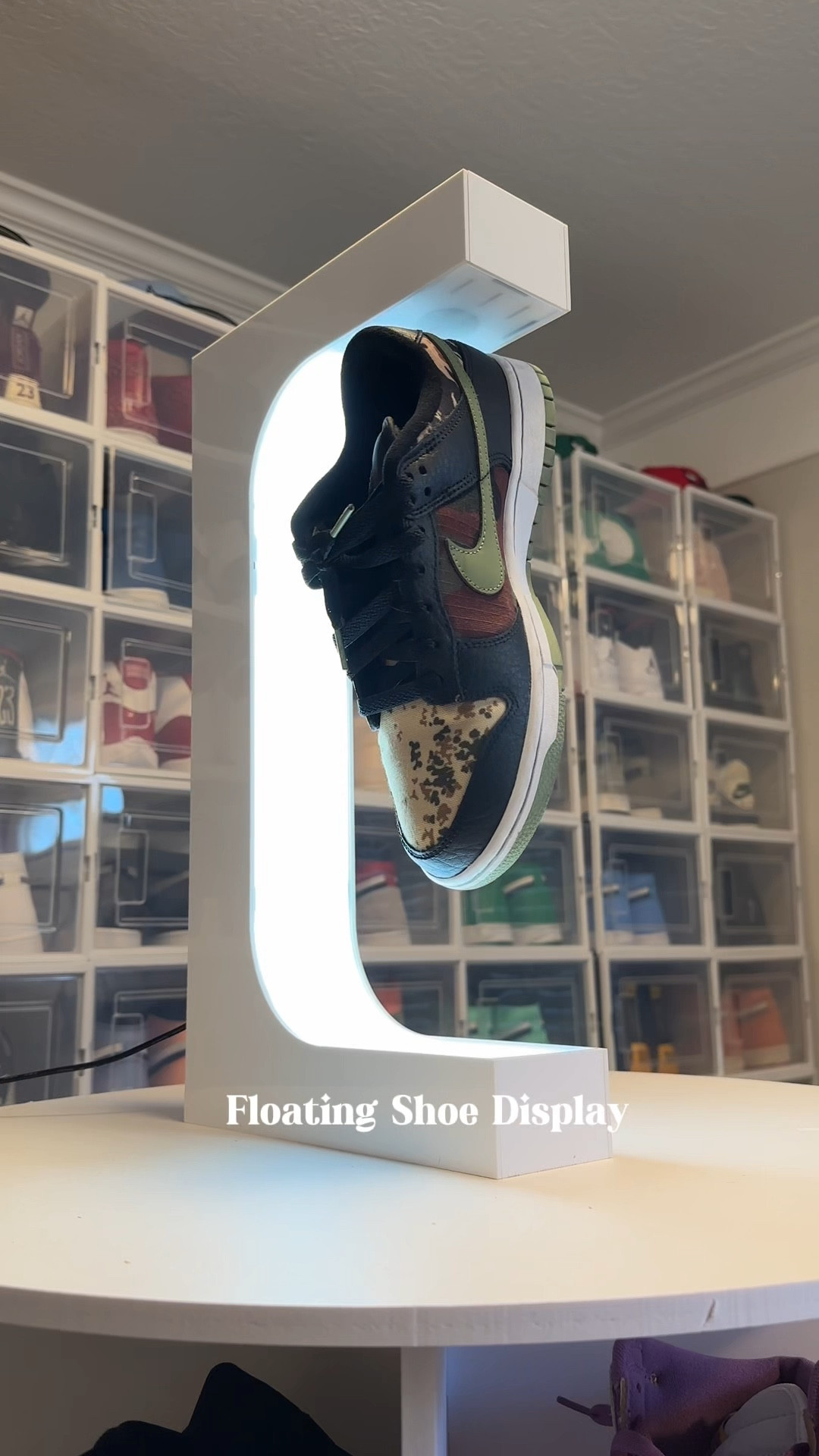 Level up your sneaker game! This magnetic floating shoe display lets your favorite kicks take center stage because your shoes deserve to shine✨

#LTKShoeCrush #LTKWatchNow #LTKGiftGuide