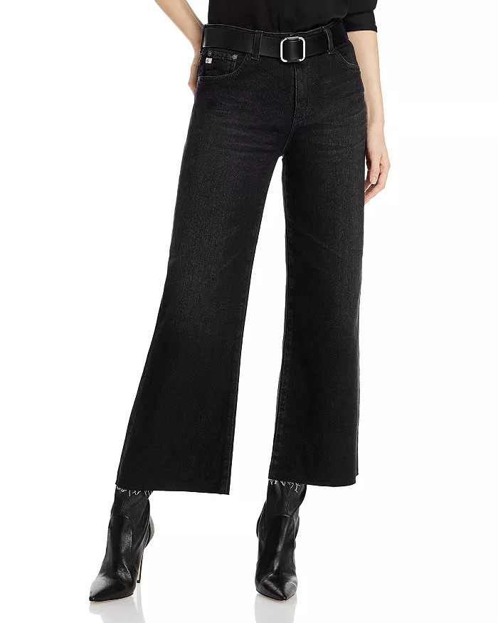 Saige High Rise Wide Leg Cropped Jeans in 6 Years Grandiose | Bloomingdale's (US)