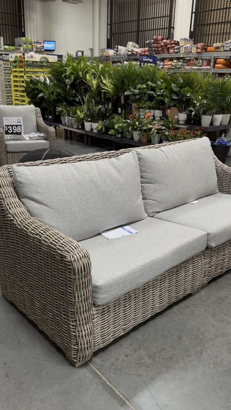 Budget-friendly outdoor sofa, all weather “wicker” outdoor sofa, viral patio set, patio furniture 

#LTKhome #LTKSeasonal