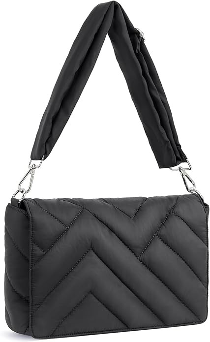 BOSTANTEN Quilted Crossbody Bags for Women Puffer Bag Designer Purse Lightweight Shoulder Handbag... | Amazon (US)