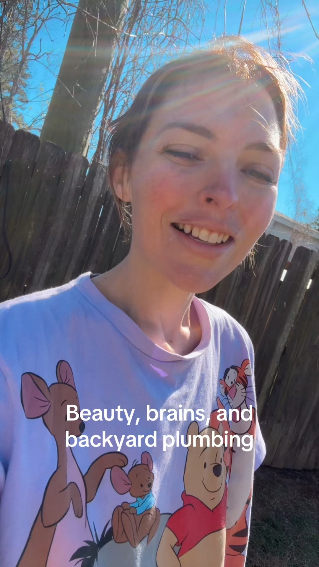 At least the water is draining, and yes that is probably sugar on my face from baking cookies 🍪 

#LTKdayinmylife #LTKmomlife #LTKHome