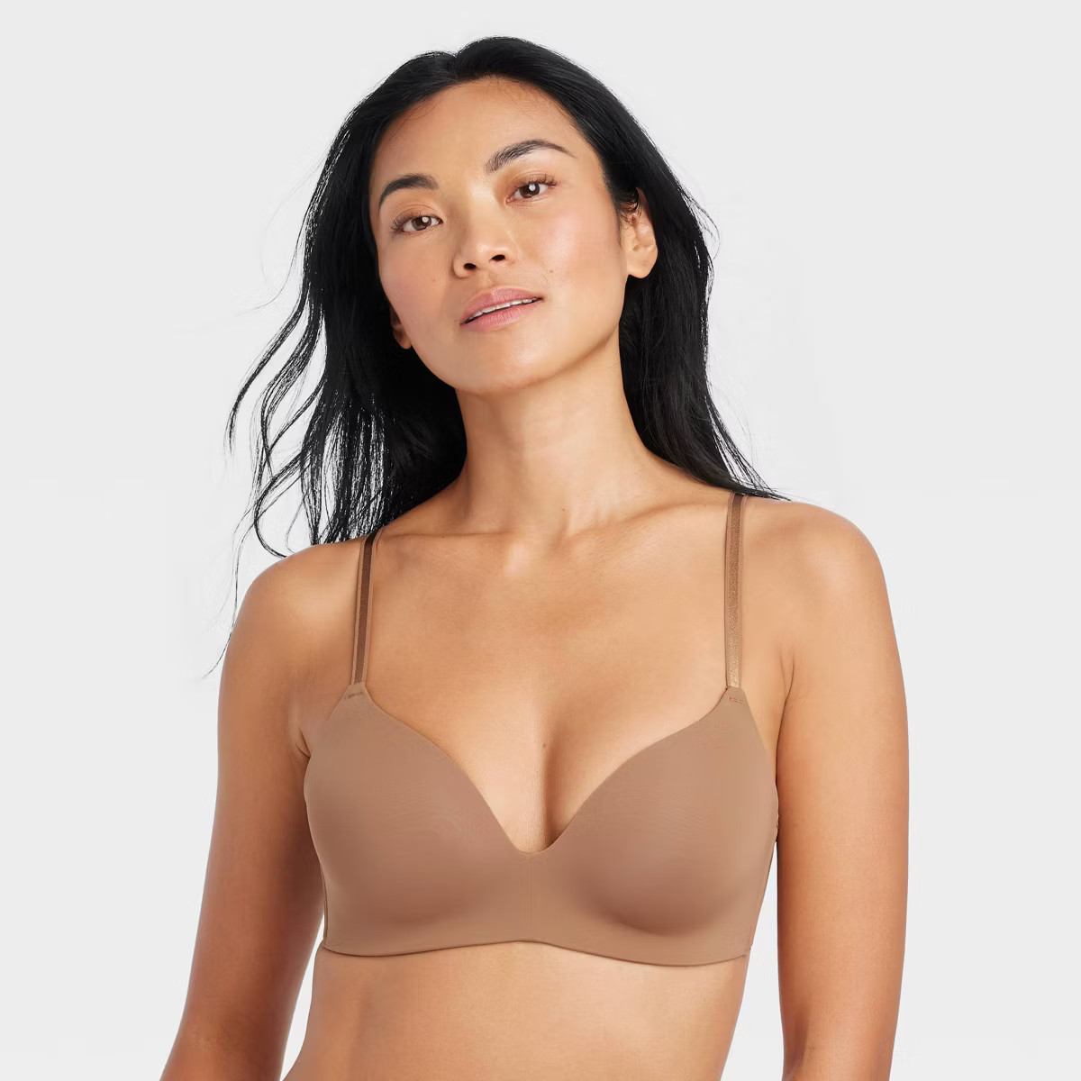 Women's Lightly Lined Wirefree Demi Bra - Auden™ | Target
