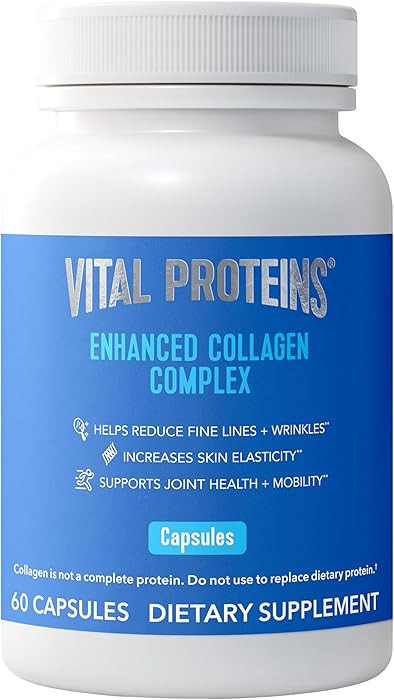 Vital Proteins® Enhanced Collagen Complex Capsules with BioCell Collagen® - Supports Skin Elast... | Amazon (US)