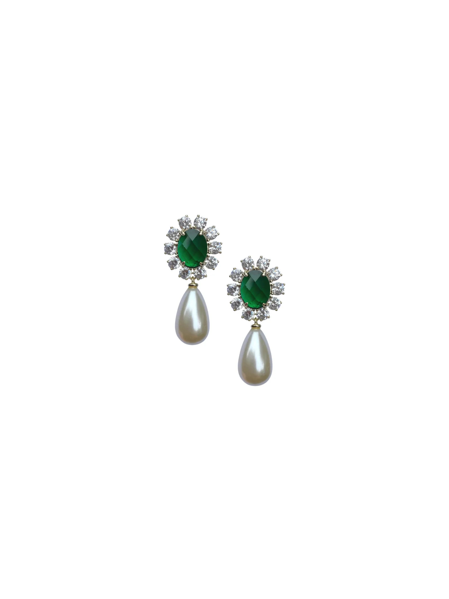 Emerald Pearl Drop | Nicola Bathie Jewelry