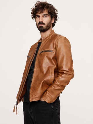 Leather Biker Jacket | Banana Republic (US)