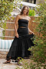 Black Strapless Smocked Tube Top | Magnolia Boutique